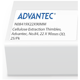 Advantec Extraction Thimbles