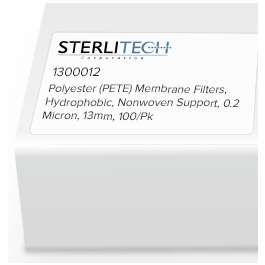 Filtros de membrana de poliéster hidrofóbico (PETE)
