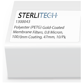 PETE (Polyester) Gold-Coated Membranes