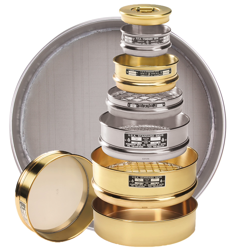 Tamices ASTM ø6" altura estandar – transicion (0.425–4.75 mm)