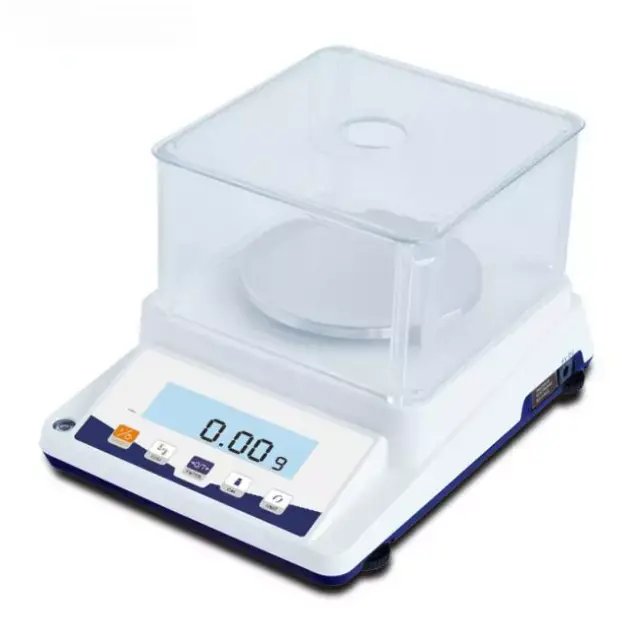 Balanza digital de precision textil con sensor de celda de carga y resolucion 0.01g