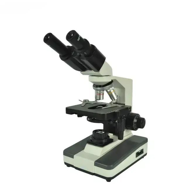 Microscopio biológico binocular (platina 130 x 140 mm)