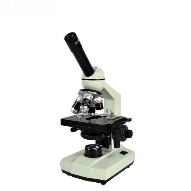 Microscopio monocular para estudiantes (40X a 1600X)