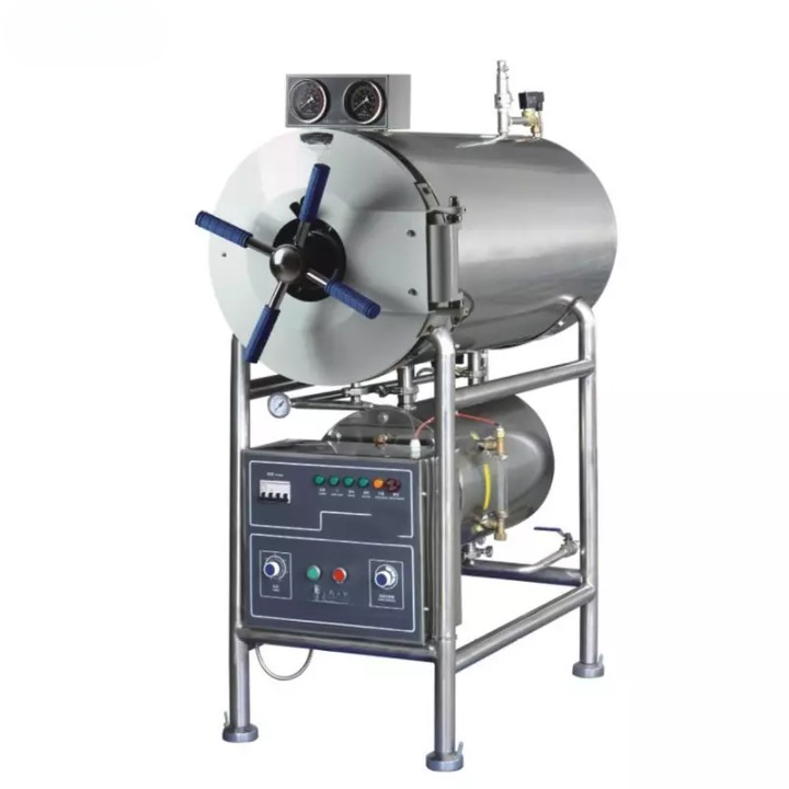 Esterilizador de vapor a presion cilindrico horizontal YDC