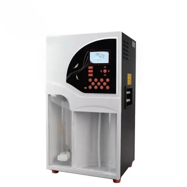 Unidad de destilación Kjeldahl automática (destilación 3-6 min por muestra)