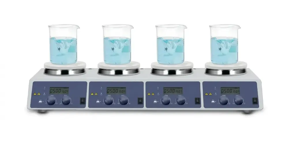 Agitador magnetico con placa calefactora digital con pantalla LCD 340 C