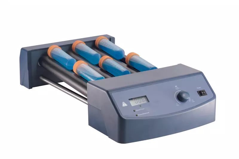 Mezclador de rodillos para tubos (6 rodillos, 10-70 rpm)