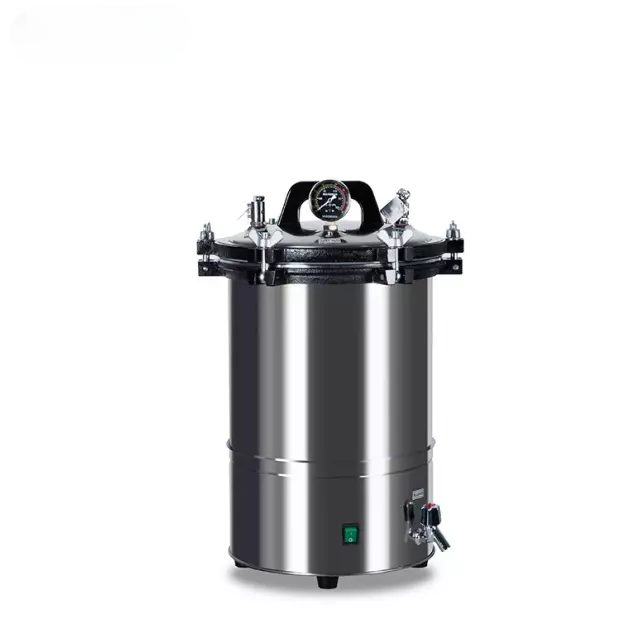 Esterilizador portatil a vapor a presion con calentamiento electrico, 18 L