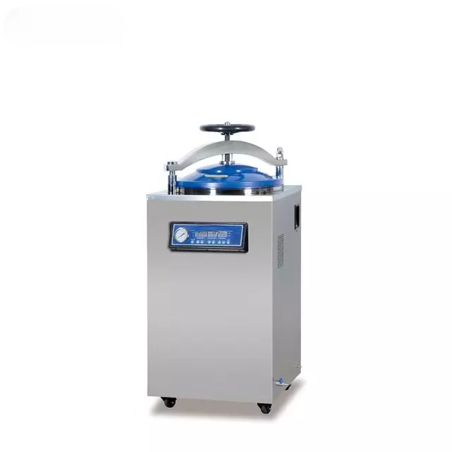 Esterilizador vertical de vapor con vacío pulsante y pantalla táctil (3 ciclos de pre-vacío) 35 l