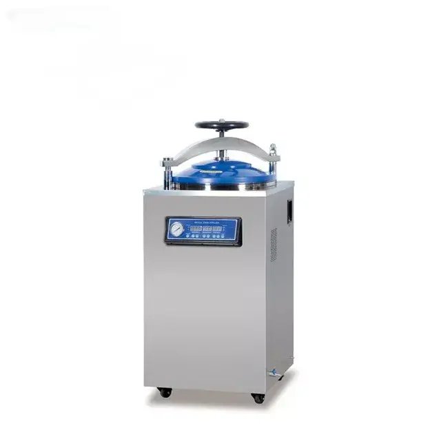 Esterilizador vertical a vapor automático con secado 35 a 100 L