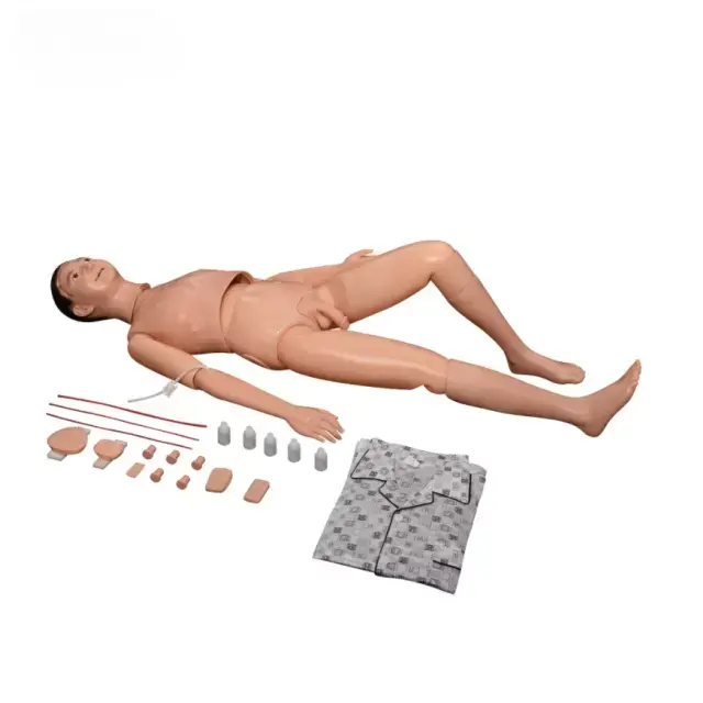 Maniqui multifuncional para atencion al paciente (masculino)