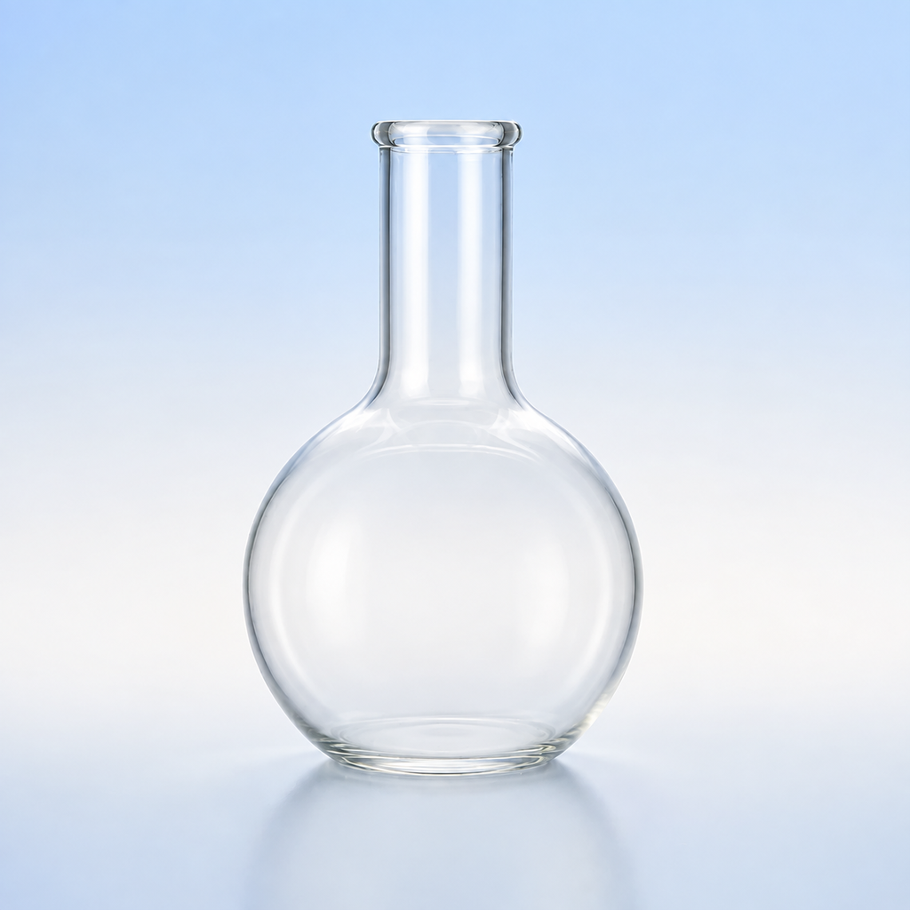 Matraz de fondo plano, 250 ml, vidrio boro 3.3, clase A certificado