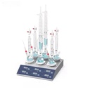 B2 - 01 - 29 - 017 · Agitador magnetico con placa calefactora digital LCD (4 a 6 canales)