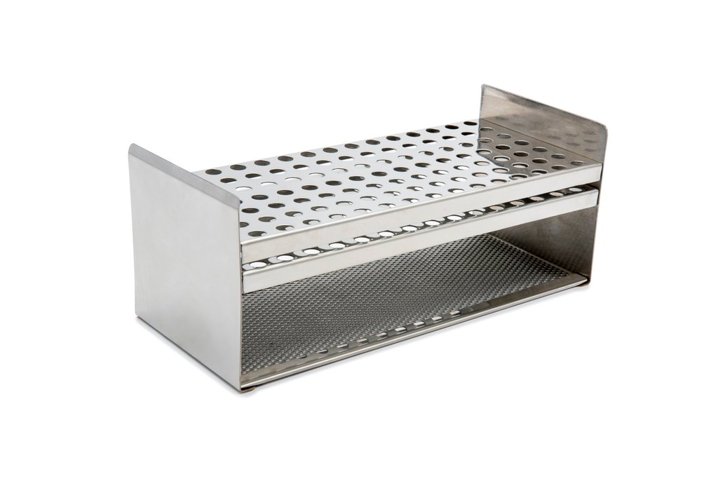 Test tube racks stainless steel for SAP, JBN, JBA and SBB baths for 0.5ml microtubes