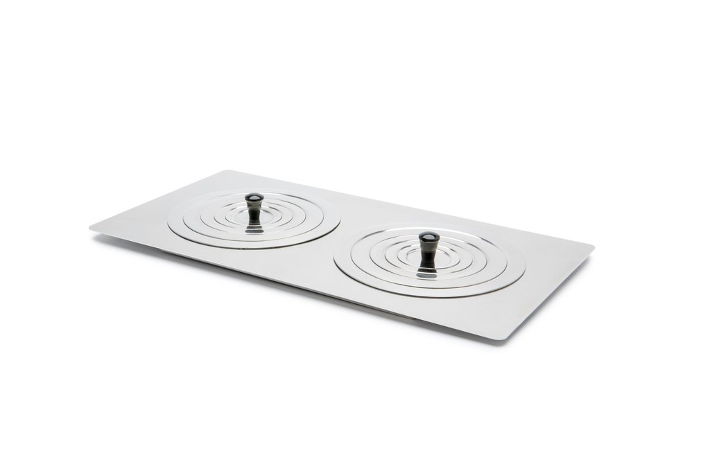 Lid flat stainless steel with ring set for SAP2S/5, JBN5, JBA5 and SBB AQUA 5 PLUS.  2 ring sets