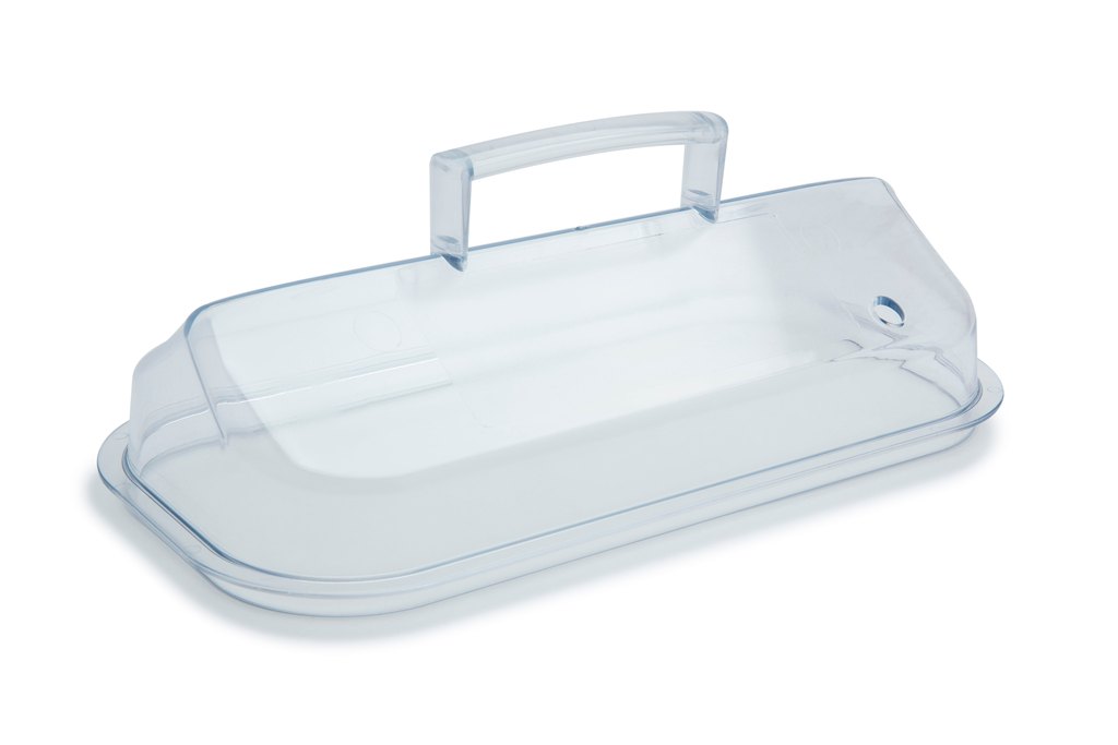 Lid gabled polycarbonate clear for SAP2S/5, JBN5, JBA5, and SBB AQUA 5 PLUS