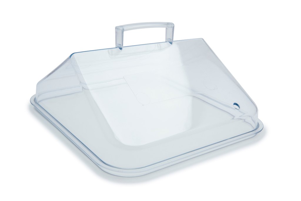 Lid gabled polycarbonate clear for SAP12, JBN12 and JBA12 and SBB AQUA 12 PLUS