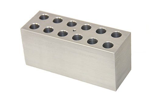 Interchangeable block for QBD & QBH for 12 x Ø 13mm test tubes