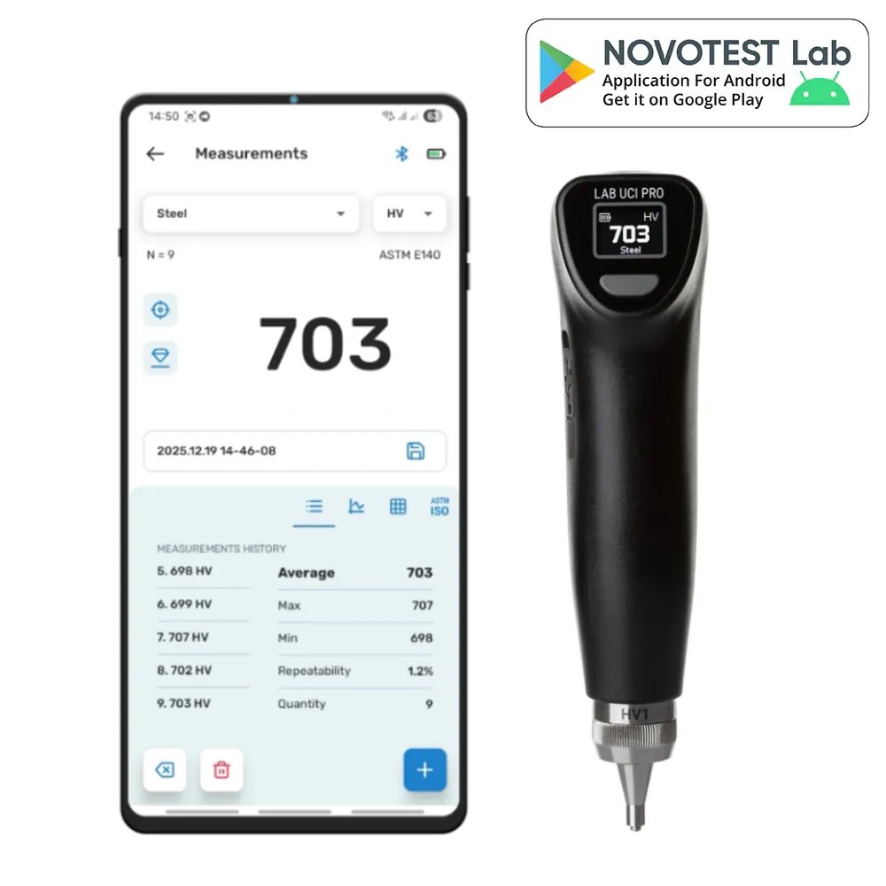 Durometro inalambrico NOVOTEST Lab UCI Pro NOVOTEST