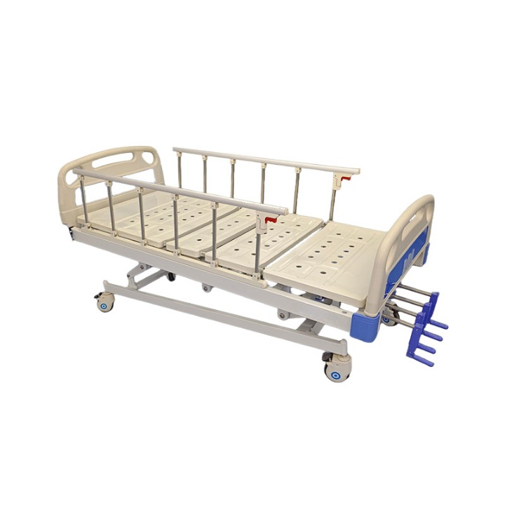 Cama de hospital de cuatro manivelas