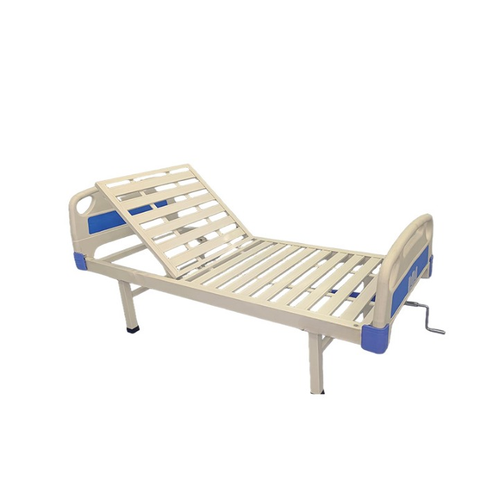 Cama de hospital de una sola manivela