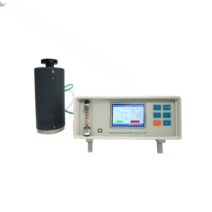 Instrumento de medicion del metabolismo respiratorio
