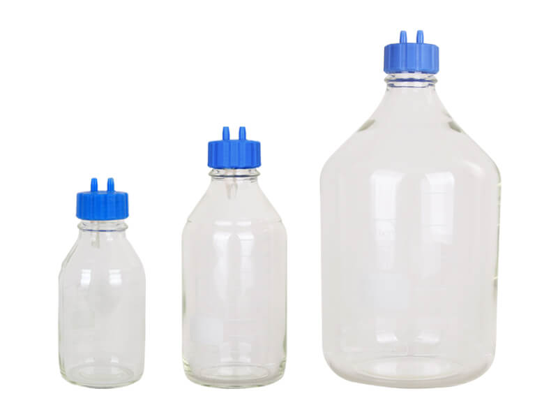 Botella de vidrio de laboratorio GL45