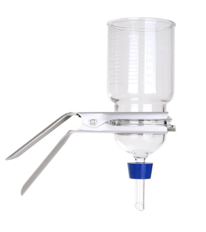 Portafiltro de 1000 mL con soporte de vidrio sinterizado