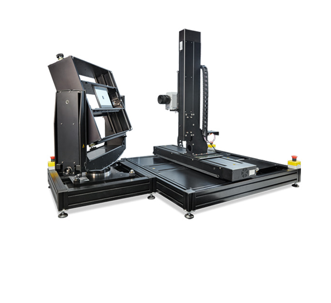 DTS 500 sistema de posicionamiento para pruebas de pantallas