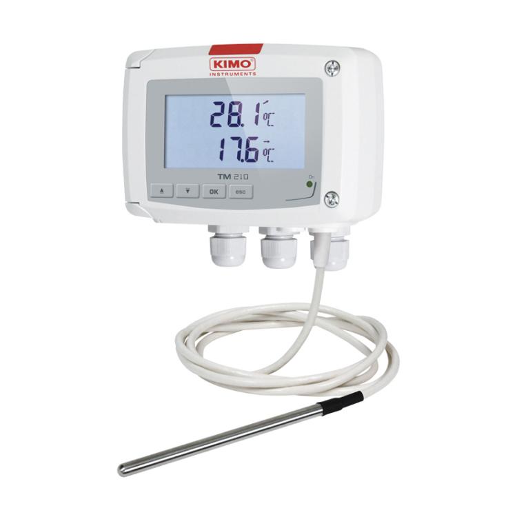 Transmisor de temperatura Kimo TM 210-R