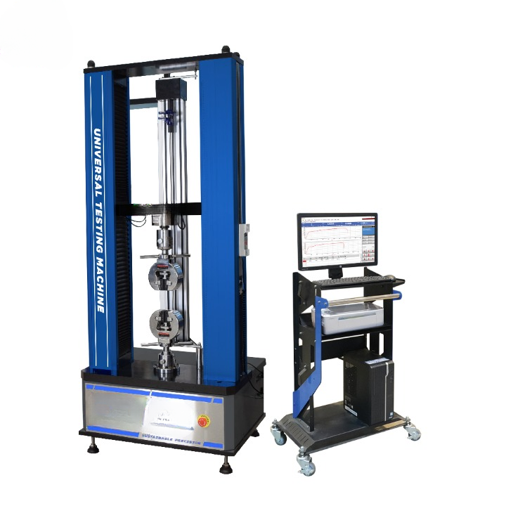 Máquina universal de ensayo servo totalmente automática de doble columna, 100 kN