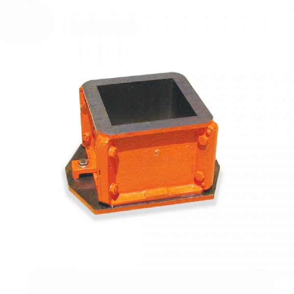 Molde cubico de hierro fundido 45 grados