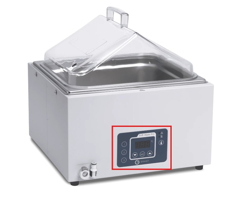 Membrane Keypad for SAP Unstirred Baths