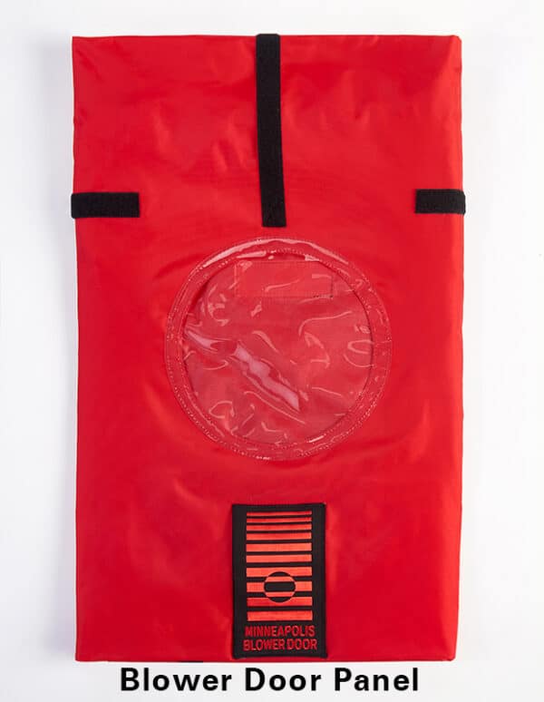 Panel de Nylon Rojo 1 Agujero para Blower Door™