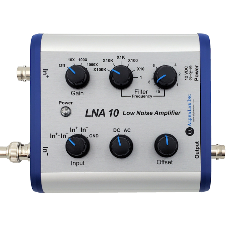 Preamplificador para osciloscopio LNA10
