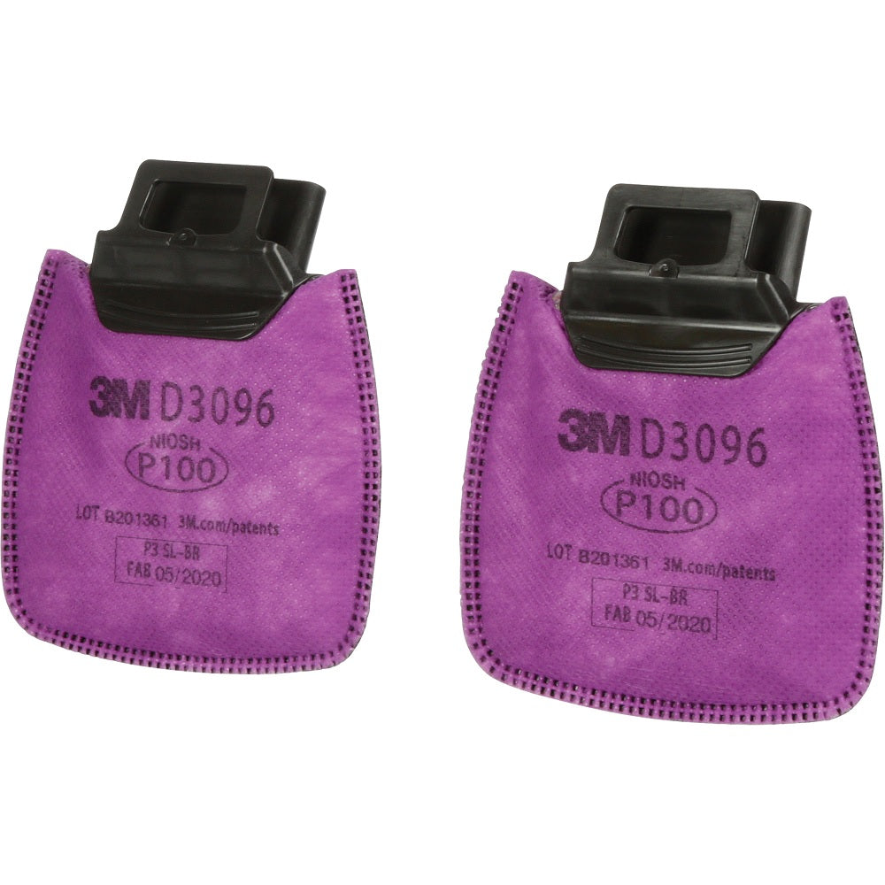 3M Secure Click particulas filtro P100 con nivel molestia gasolina acido alivio D3096