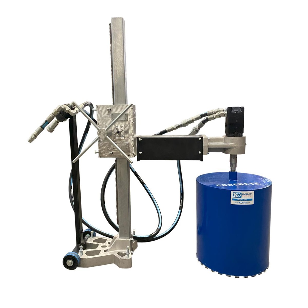 EK-201-HR48 - hidraulico con grande rodillo Carriage (14"-48" broca diametro)