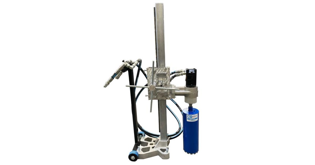 EK-201-HR12 - hidraulico con grande rodillo Carriage (14" broca diametro Max)