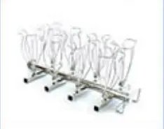 Rack de distribución de 8 posiciones para material de vidrio de laboratorio de 500 cc