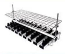 Rack portapipetas para lavado y secado de pipetas de laboratorio