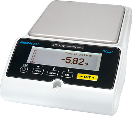 Balanza de precision Adam Solis, 32000 g x 0,01 g, calibracion externa - 120/220 V 50/60 Hz