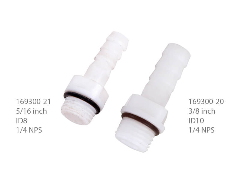 Conector de manguera resistente a químicos