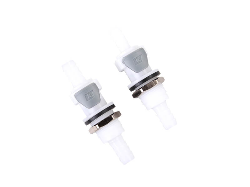 Conector de acople rápido para botella de vacío de PP de 4000 mL (Conector macho de 1/4 pulgada)