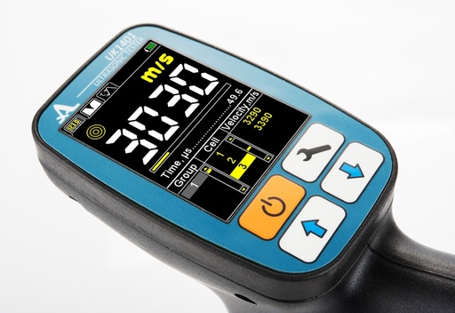 [germann-C-017290] Hand-held, light weight instrument for measuring the ultrasonic pulse velocity (UPV) on concrete surface