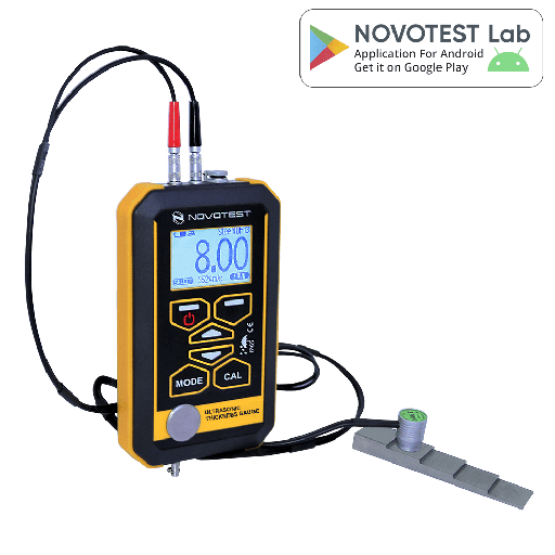 Medidor de Espesor Ultrasónico NOVOTEST UT-1M-IP