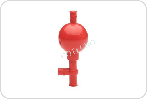 Propipeta de goma roja p. pipetas hasta 10 ml. - WP