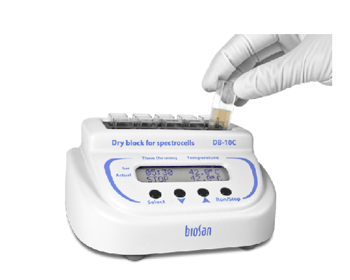 [filler_13887] DB-10C, termostato de bloque seco para cubetas del espectrofotometro - WP