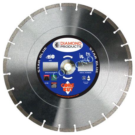 Hojas de diamante de alta velocidad azul estrella - WP