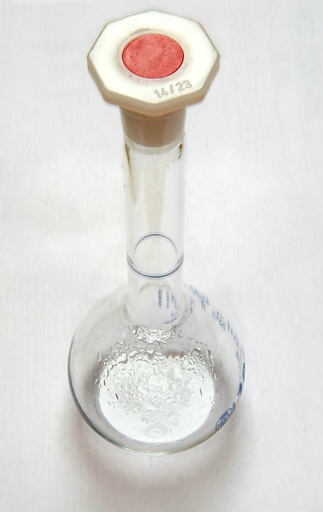 [B-01-43-01-0017] Matraz aforado de vidrio 200ML, vidrio Boro 3.3 CLASE A