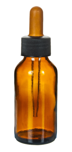 [BellGoteroAmb-30] Frasco gotario ambar tapa 30 ml. con capuchon de goma